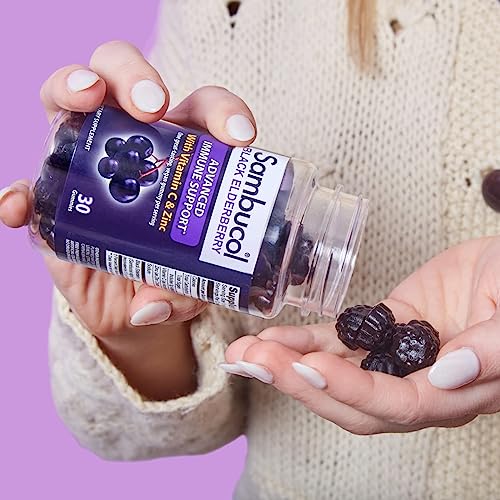 Sambucol Black Elderberry Gummies with Zinc & Vitamin C