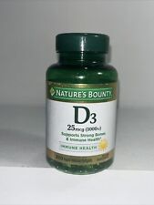 Nature's Bounty Vitamin D3 1000 IU Softgels