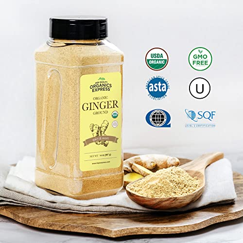 Organic Ground Ginger Powder - Non-GMO & Kosher