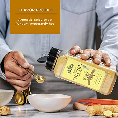 Organic Ground Ginger Powder - Non-GMO & Kosher