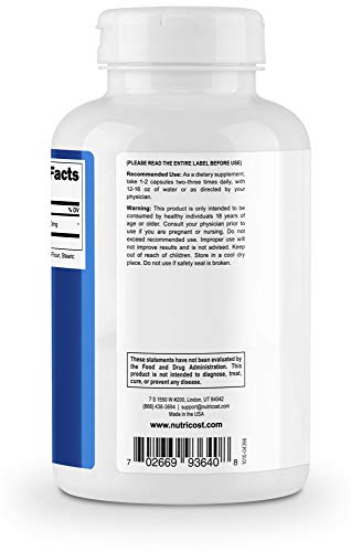 Nutricost Echinacea 800mg - 240 Vegetarian Capsules