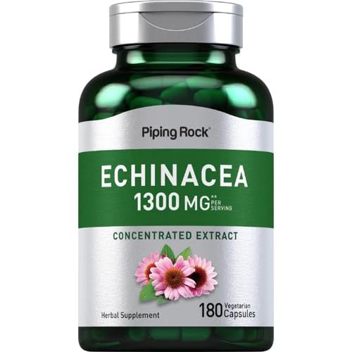 Echinacea Extract Capsules 1300mg - 180 Count