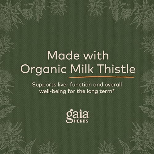 Gaia Herbs Milk Thistle Liver Support - 60 Capsules