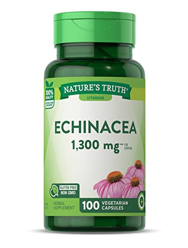 Echinacea Extract Capsules 1300mg - 100 Count