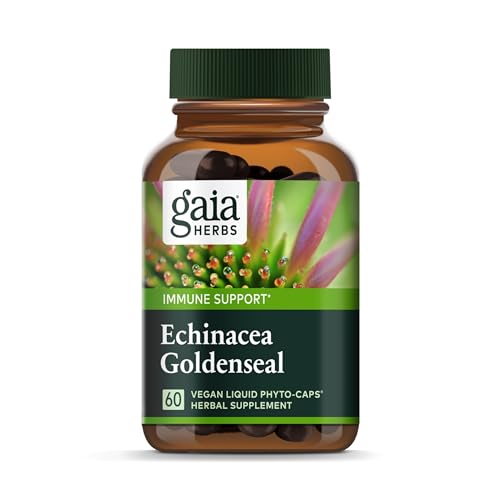 Gaia Herbs Echinacea Goldenseal Immune Support Capsules