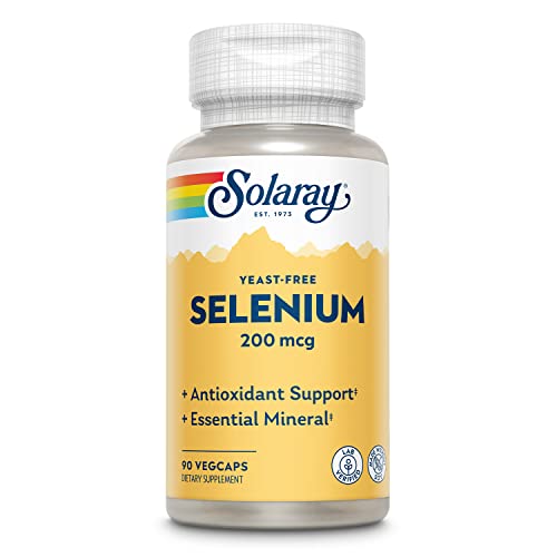 Solaray Yeast-Free Selenium 200mcg for Immune Support