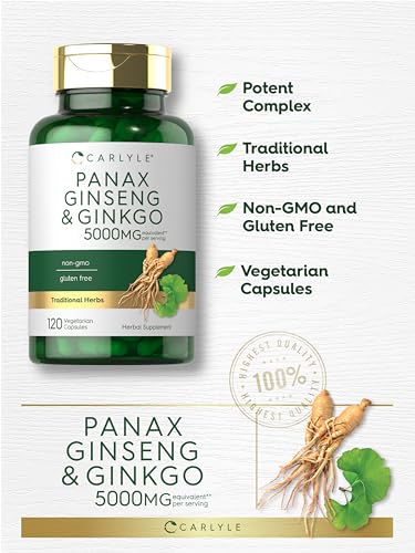 Carlyle Ginseng & Ginkgo Biloba 120 Capsules