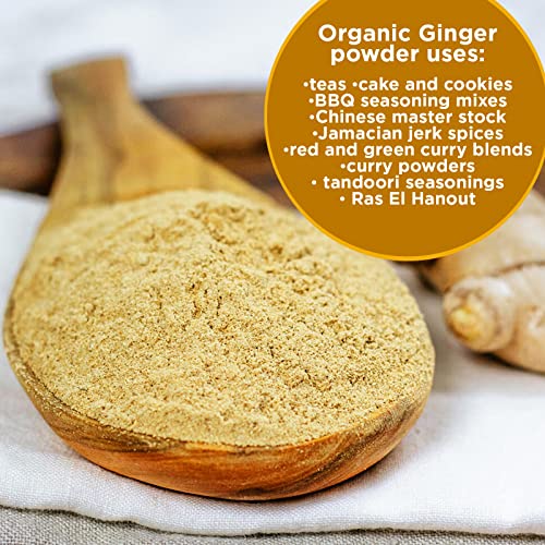 Organic Ground Ginger Powder - Non-GMO & Kosher