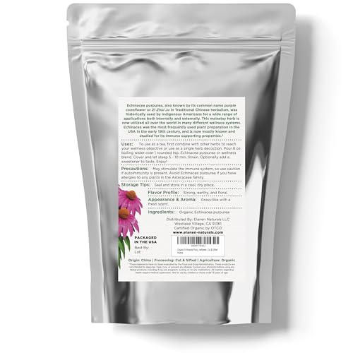 Organic Echinacea Purpurea Dried Tea - 4 oz