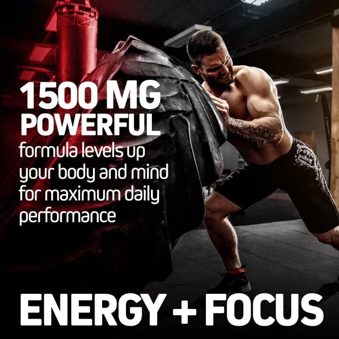 Korean Red Panax Ginseng 1500mg - Energy & Focus