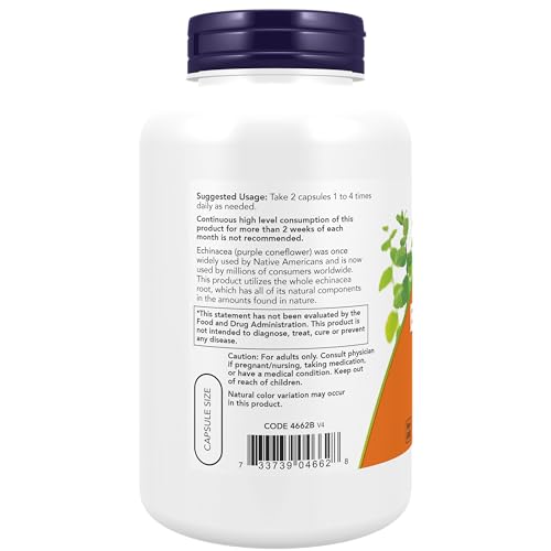 Echinacea 400 mg - Immune Support, 250 Veg Caps