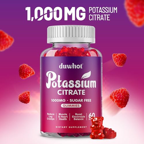 Potassium Citrate 1000mg Gummies for Muscle Health