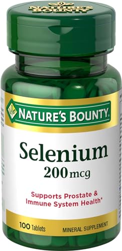 Nature's Bounty Selenium 200 mcg, 100 Tablets