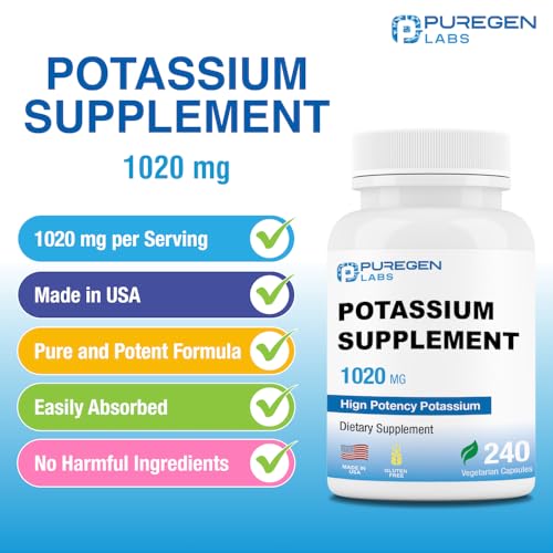 Potassium Bicarbonate Supplement 1020 mg - 240 Veg Capsules