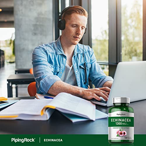 Echinacea Extract Capsules 1300mg - 180 Count