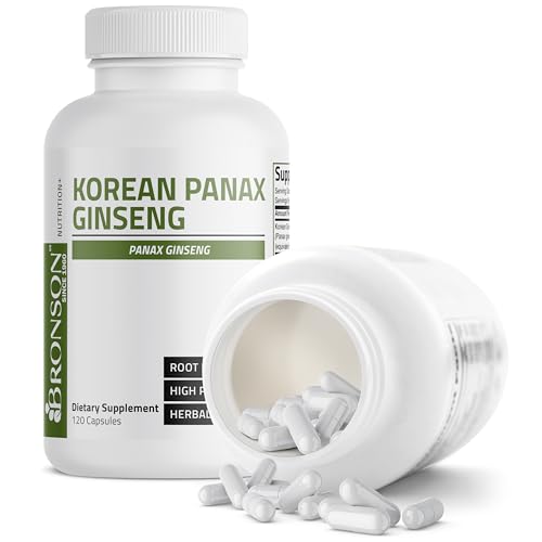 Bronson Korean Panax Ginseng for Energy & Vitality