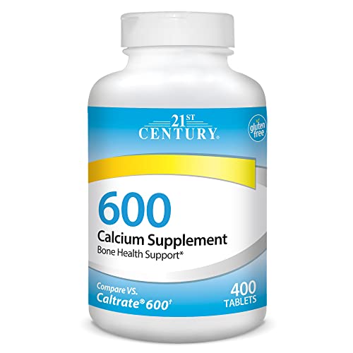600 mg Calcium Tablets, 400 Count Supplement
