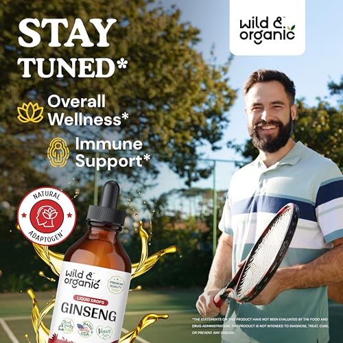 Organic Korean Red Panax Ginseng Liquid Extract 4 fl oz