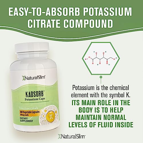 NaturalSlim Kadsorb Potassium Citrate Supplement