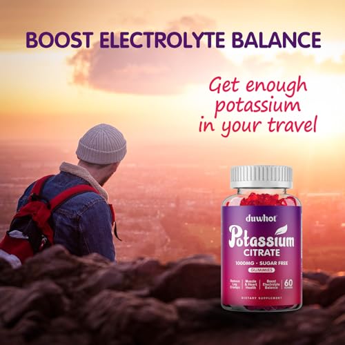 Potassium Citrate 1000mg Gummies for Muscle Health