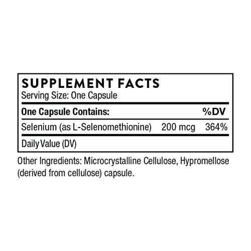 Thorne Selenium 200 mcg Antioxidant Support Capsules 60