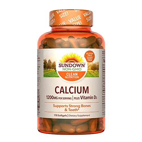 Sundown Calcium 1200 mg + Vitamin D3 Softgels