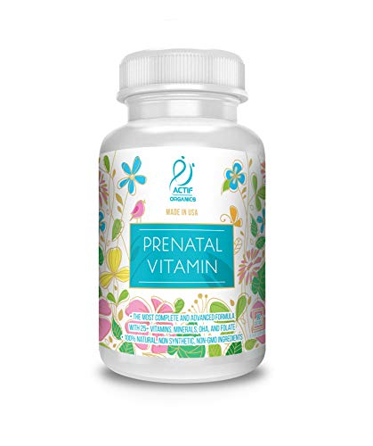 Actif Organic Prenatal Vitamins with DHA & Omega 3