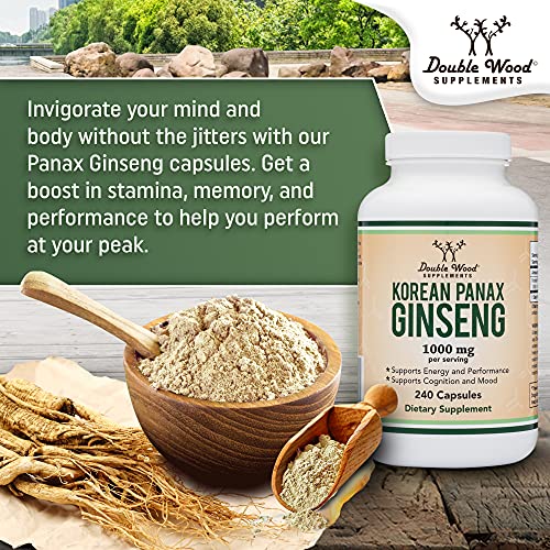 Ginseng Capsules for Mood and Energy Support
