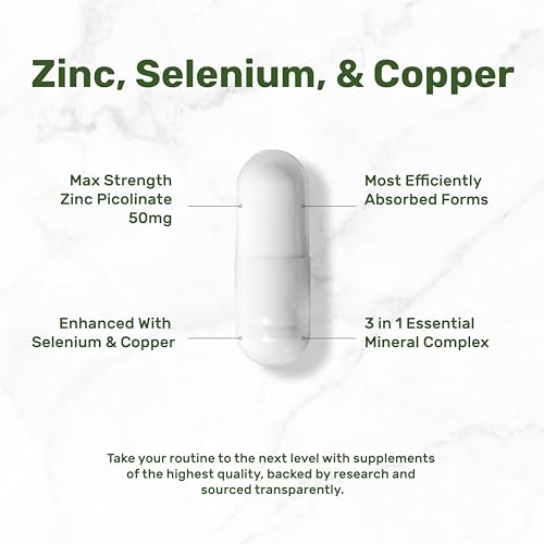 Zinc, Selenium & Copper 240 Capsules - 8 Month Supply