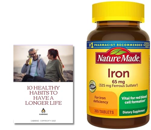 Nature Made Iron 65 mg Tablets for Blood Health