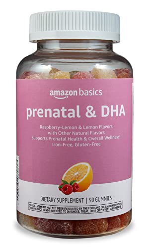 Prenatal DHA Gummies, Raspberry & Lemon, 90 Count