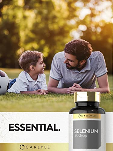 Carlyle Vegetarian Selenium Supplement 200mcg Tablets