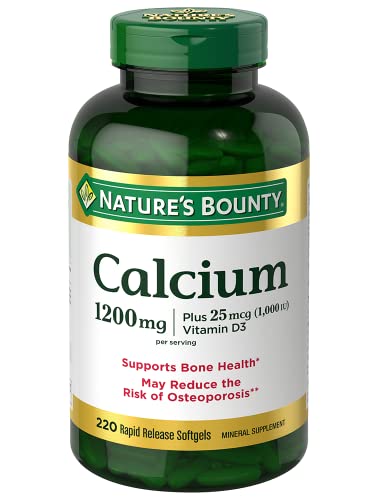 Calcium 1200 mg with Vitamin D3 Softgels
