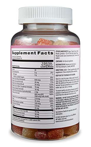 Prenatal DHA Gummies, Raspberry & Lemon, 90 Count