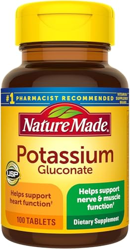 Nature Made Potassium Gluconate 550mg - 100 Tablets