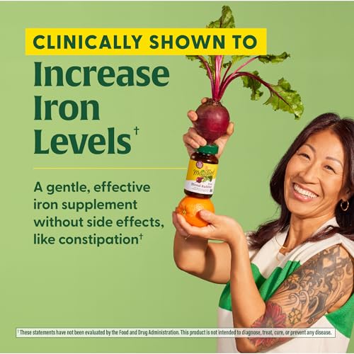 MegaFood Iron Supplement with Vitamin C & B12