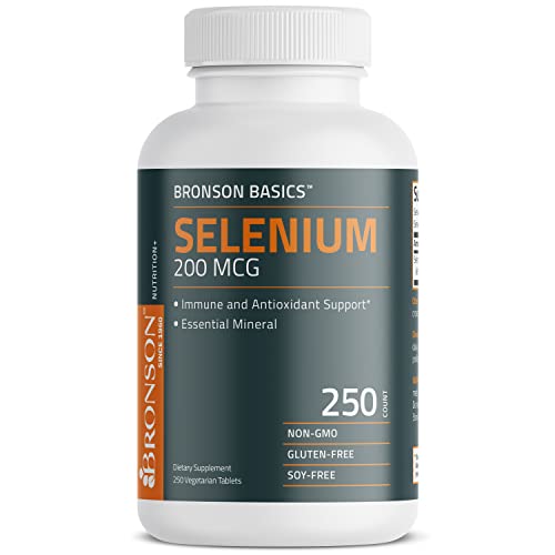 Bronson Selenium 200 mcg Antioxidant Support Tablets