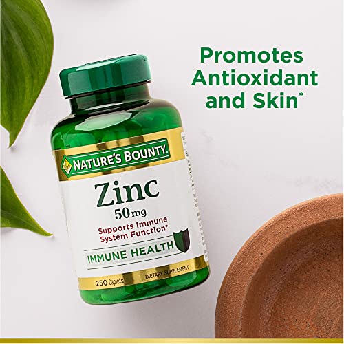 Zinc 50mg Immune Support & Skin Health Caplets