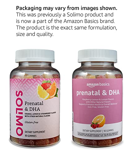 Prenatal DHA Gummies, Raspberry & Lemon, 90 Count