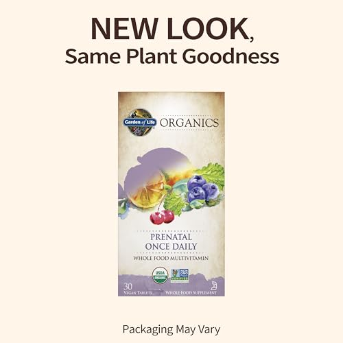 Organic Prenatal Vitamin for Energy & Fetal Health