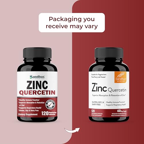 Zinc Quercetin Vegetarian Capsules for Immune Support