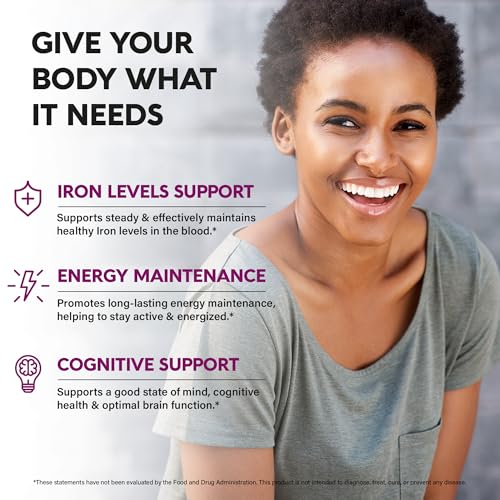 Women's Iron Supplement - 65mg Slow Release Capsules