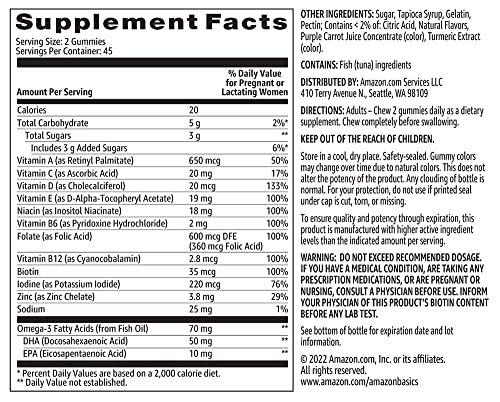 Prenatal DHA Gummies, Raspberry & Lemon, 90 Count