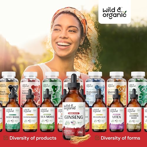 Organic Korean Red Panax Ginseng Liquid Extract 4 fl oz