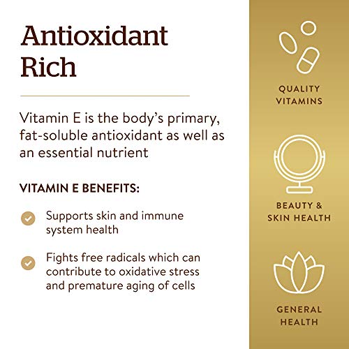 Solgar Vitamin E 670 mg, 100 Softgels