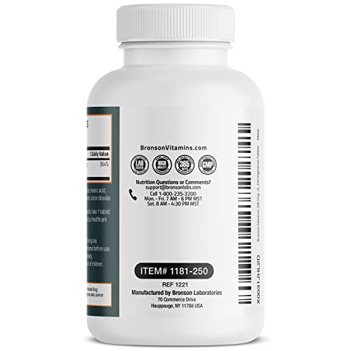 Bronson Selenium 200 mcg Antioxidant Support Tablets