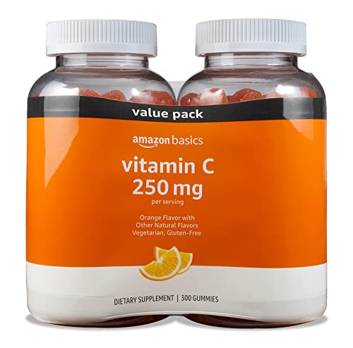 Vitamin C Gummies 250 mg, Orange Flavor, 300 Count