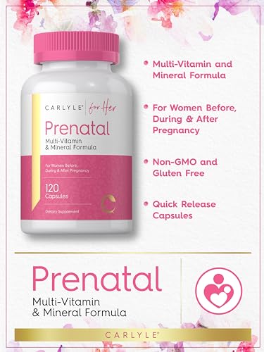 Carlyle Women's Prenatal Multivitamins with Folic Acid