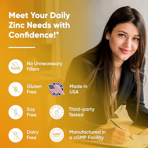 Zinc 50mg Vegetarian Capsules for Immune Support
