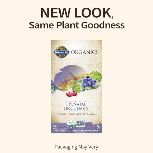 Garden of Life Organic Prenatal Vitamins 90 Count